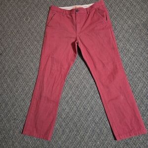 Michael Brandon Deep Red Trousers